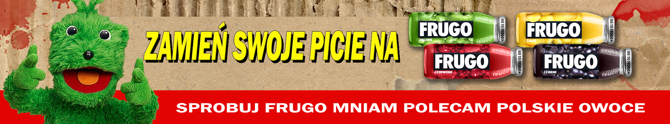 Zmień swoje picie na FRUGO